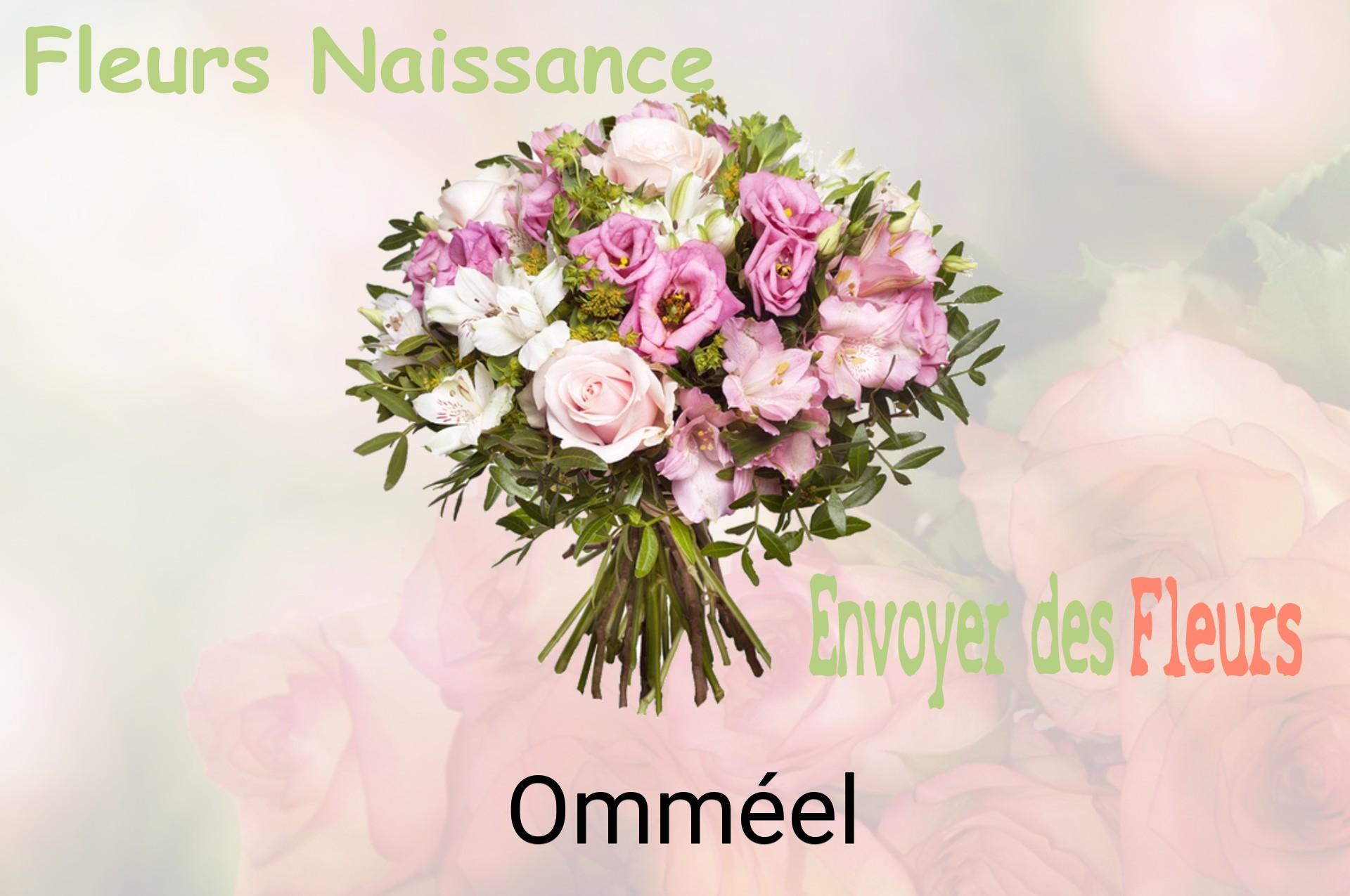 Bouquet de fleurs de naissance livré à Omméel